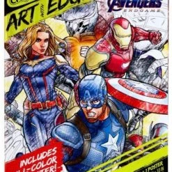 Notions Kids Crafts & Activities Marvel Avengers Crayola Art With Edge Coloring Book
