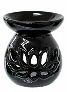 Kheops International Black Lotus Ceramic Oil Burner Fragrance Oils & Diffusers