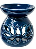 Kheops International Blue Lotus Ceramic Oil Burner Fragrance Oils & Diffusers