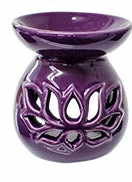 Kheops International Purple Lotus Ceramic Oil Burner Fragrance Oils & Diffusers