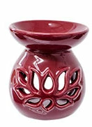 Kheops International Red Lotus Ceramic Oil Burner