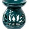 Kheops International Teal Lotus Ceramic Oil Burner Fragrance Oils & Diffusers