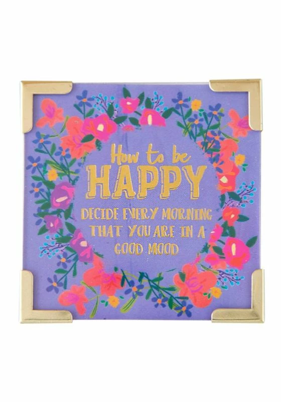Cheap 👏 Natural Life How To Be Happy Corner Magnet 👏 3 Natural Life How To Be Happy Corner Magnet