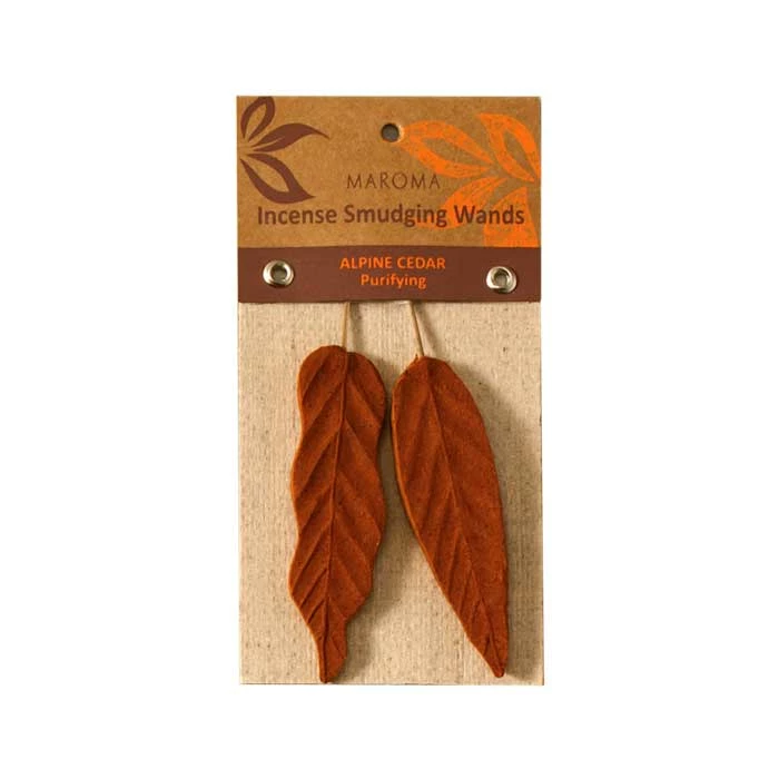 Cheapest ⌛ Maroma Sale! Smudging Leaf Incense - Alpine Cedar ❤️ 3 Maroma Sale! Smudging Leaf Incense - Alpine Cedar