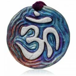 Raku Potteryworks Om Medallion Ornament From Raku Pottery New Arrivals!