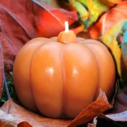 Sunbeam Candles Large Pumpkin Beeswax Candle