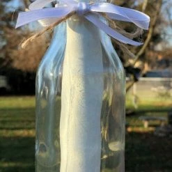 Dave & Shannon Message In A Bottle (6.5") Handmade Customizable Gift Local Artisan Handmade Gifts