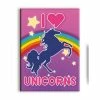 NMR I Love Unicorns Flat Magnet