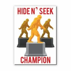 NMR Hide N' Seek Champion Trophy Bigfoot Flat Magnet