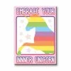 NMR Embrace Your Inner Unicorn Flat Magnet