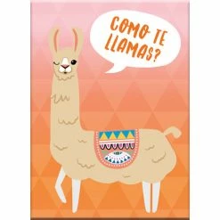 NMR Como Te Llama Flat Magnet Llamas