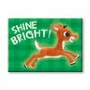 NMR Holiday Movies Shine Bright Rudolph The Red-Nosed Reindeer Flat Magnet