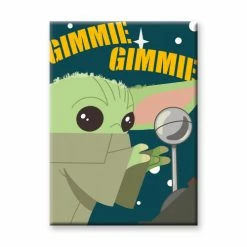 NMR Gimmie Gimmie The Child Mandalorian Star Wars Flat Magnet