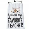 Primitives By Kathy You Are My Favorite Teacher Dish Towel
