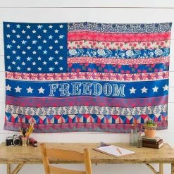 Natural Life Freedom Americana Tapestry